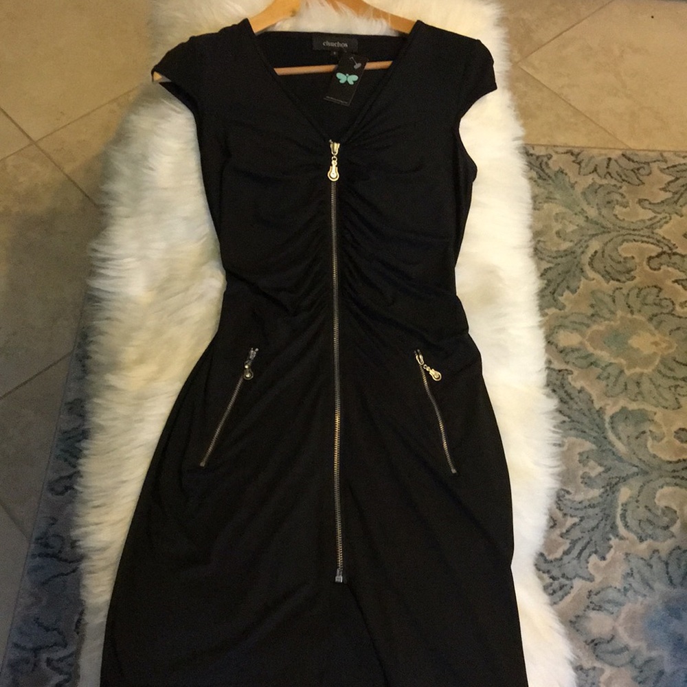 Sexy small black zipper dress - Brand new